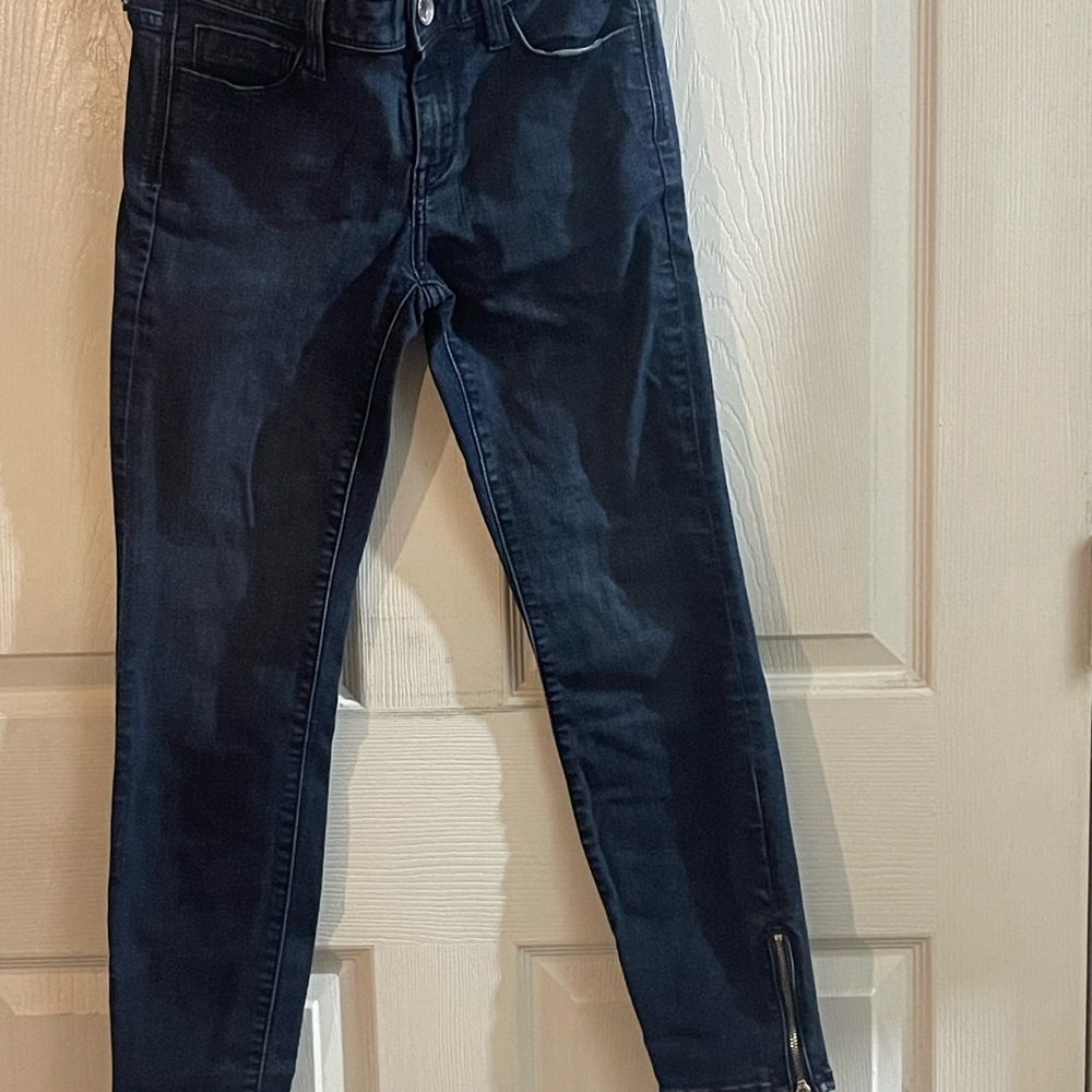 Banana Republic Women's Navy Skinny Jeans - Picture 3 of 9